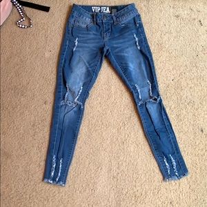 Low rise jeans